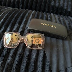 Versace Gold and Pink Sunglasses
